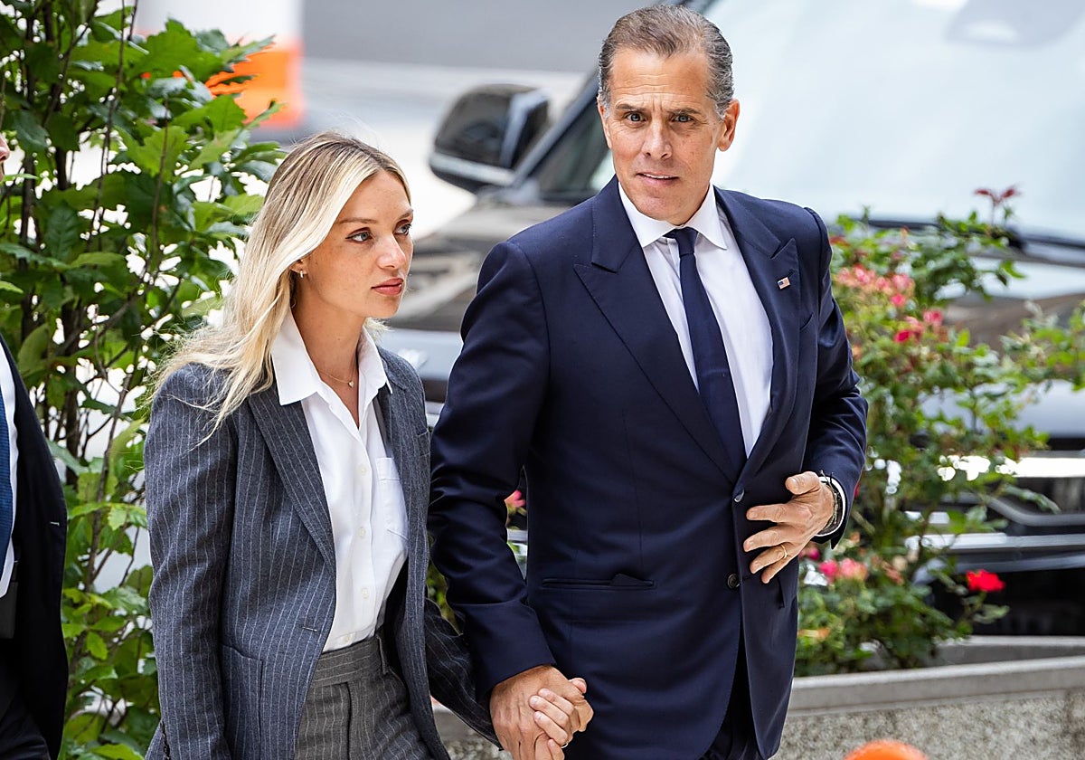Hunter Biden asiste junto a su esposa al tribunal para escuchar la sentencia
