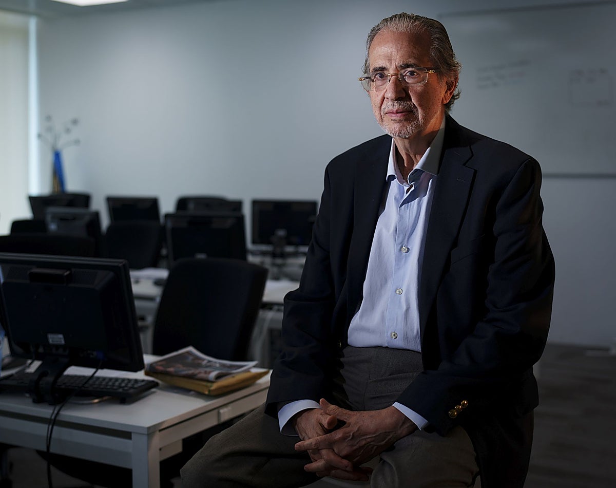 Miguel Henrique Otero, director del periódico 'El Nacional', en las instalaciones de ABC