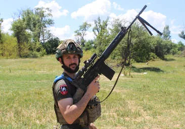 Lince, un español luchando en Ucrania: «Desde las trincheras oímos hablar a los rusos»