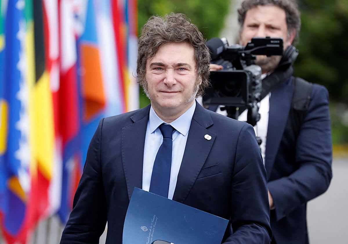 El presidente de Argentina, Javier Milei