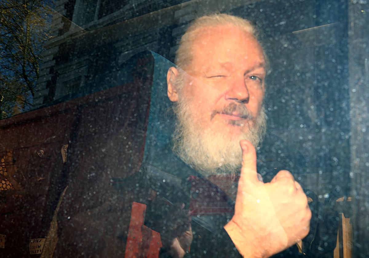 Julian Assange, en una foto de abril de 2019