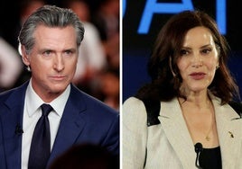 Los gobernadores Newsom y Whitmer, los favoritos de los demócratas para sustituir a Biden