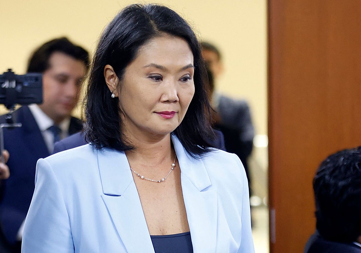 Keiko Fujimori ingresa al juzgado especializado en corrupción en la apertura del juicio por lavado de activos en el escándalo de Odebrecht