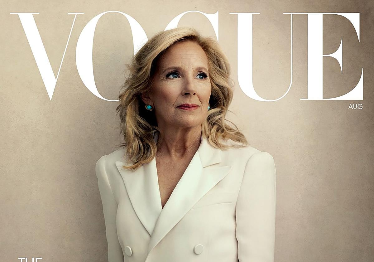Jill Biden, esposa del presidente de EE.UU., en la portada de 'Vogue'