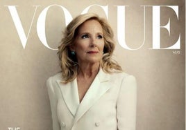 Jill Biden , al rescate de la campaña de su marido en la portada de 'Vogue': «Seguiremos luchando»