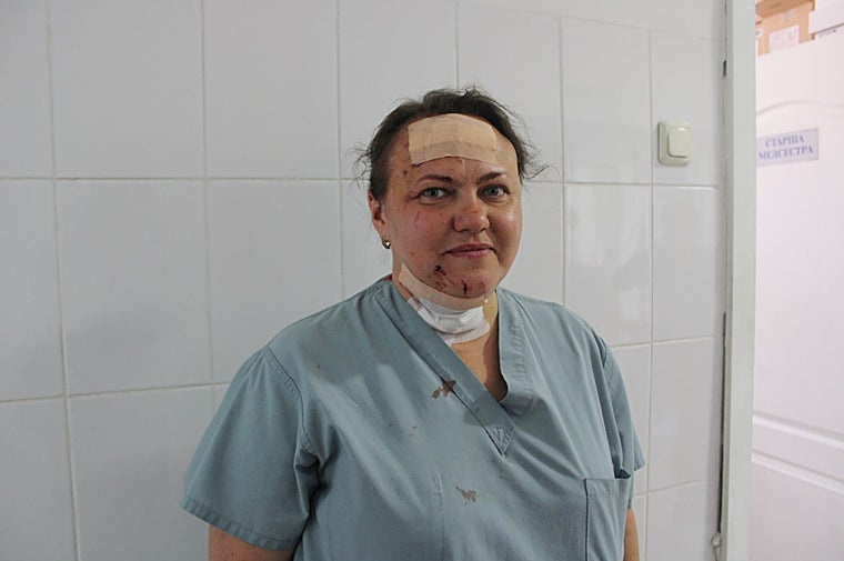 La enfermera Inna Bondarenko