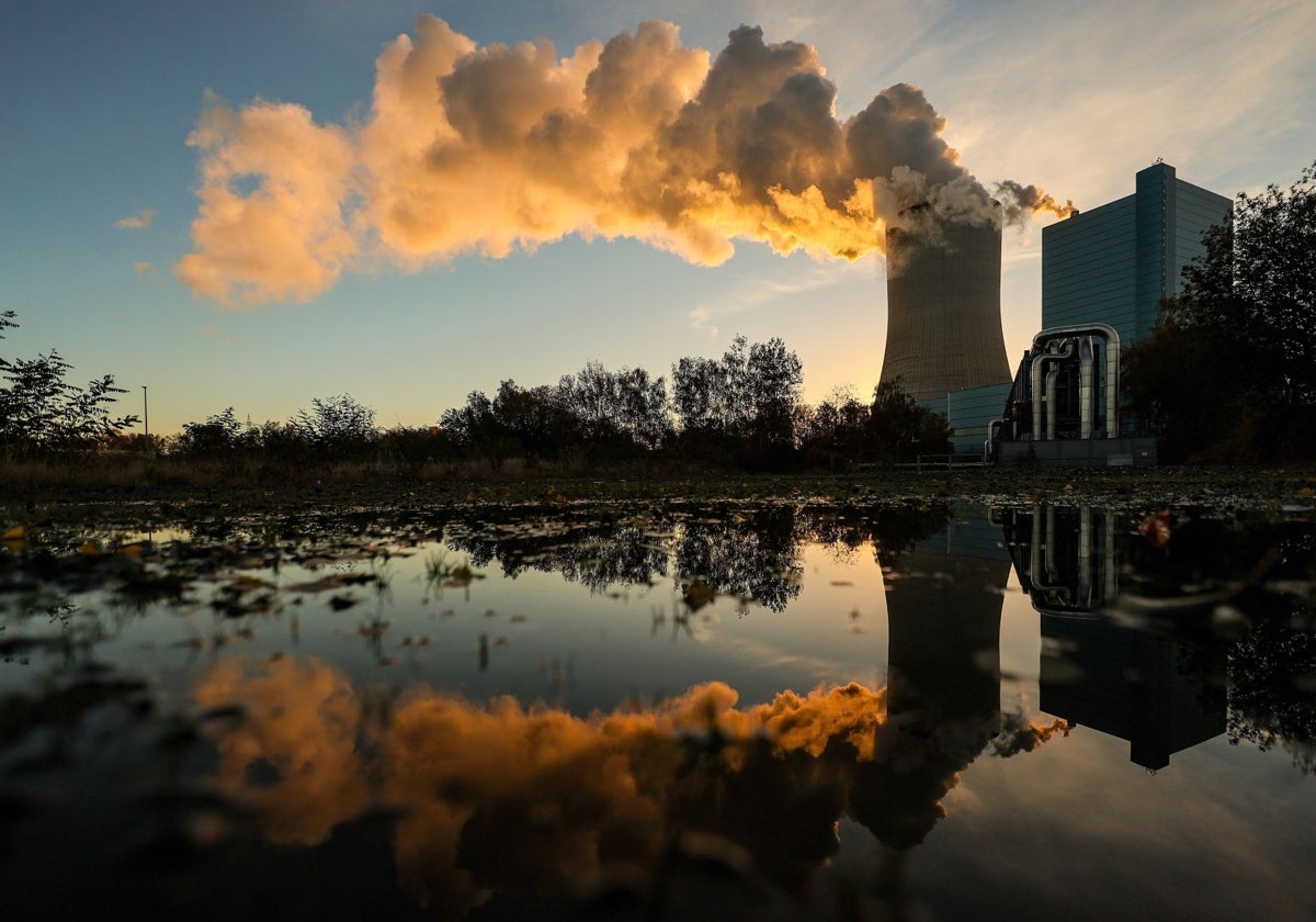 Una central nuclear en Datteln, en el oeste de Alemania