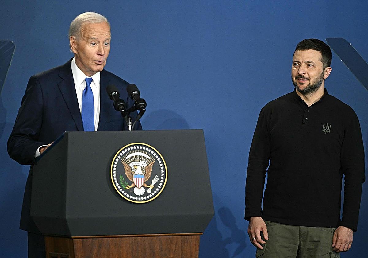 El Presidente Joe Biden organiza un acto sobre la iniciativa del Pacto por Ucrania, este jueves por la noche