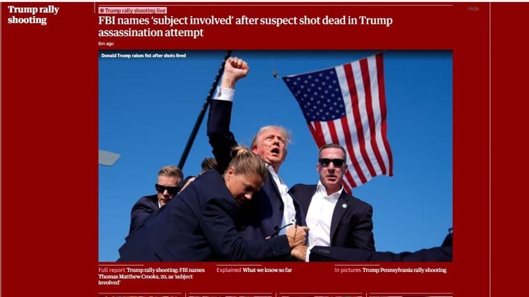 La reacción en el diario británico 'The Guardian'