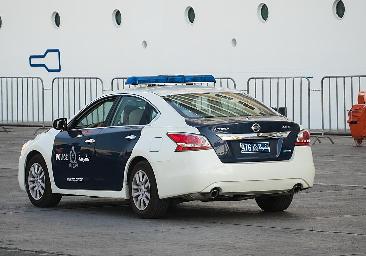 Imagen de archivo de un coche de la Policía de Omán