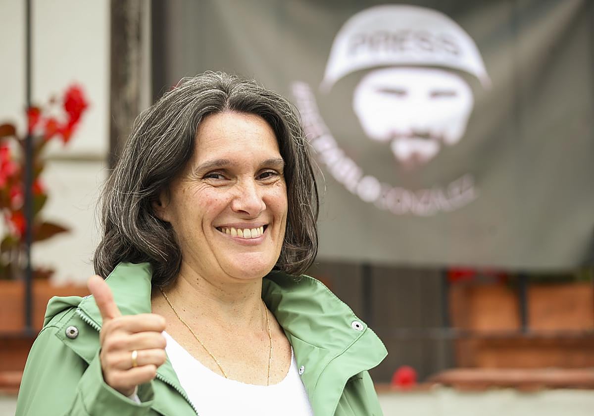 Oihana Goiriena, pareja del recientemente excarcelado Pablo González