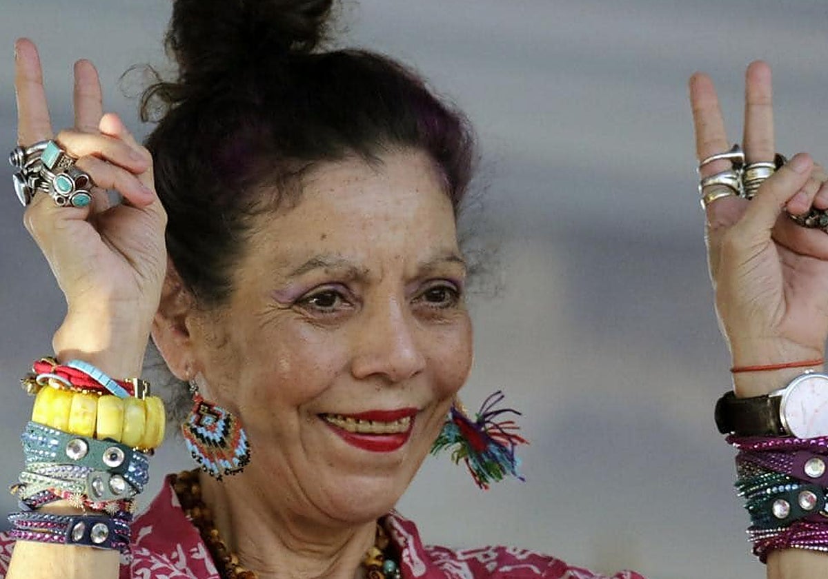 Rosario Murillo, vicepresidenta de Nicaragua y mujer de Daniel Ortega