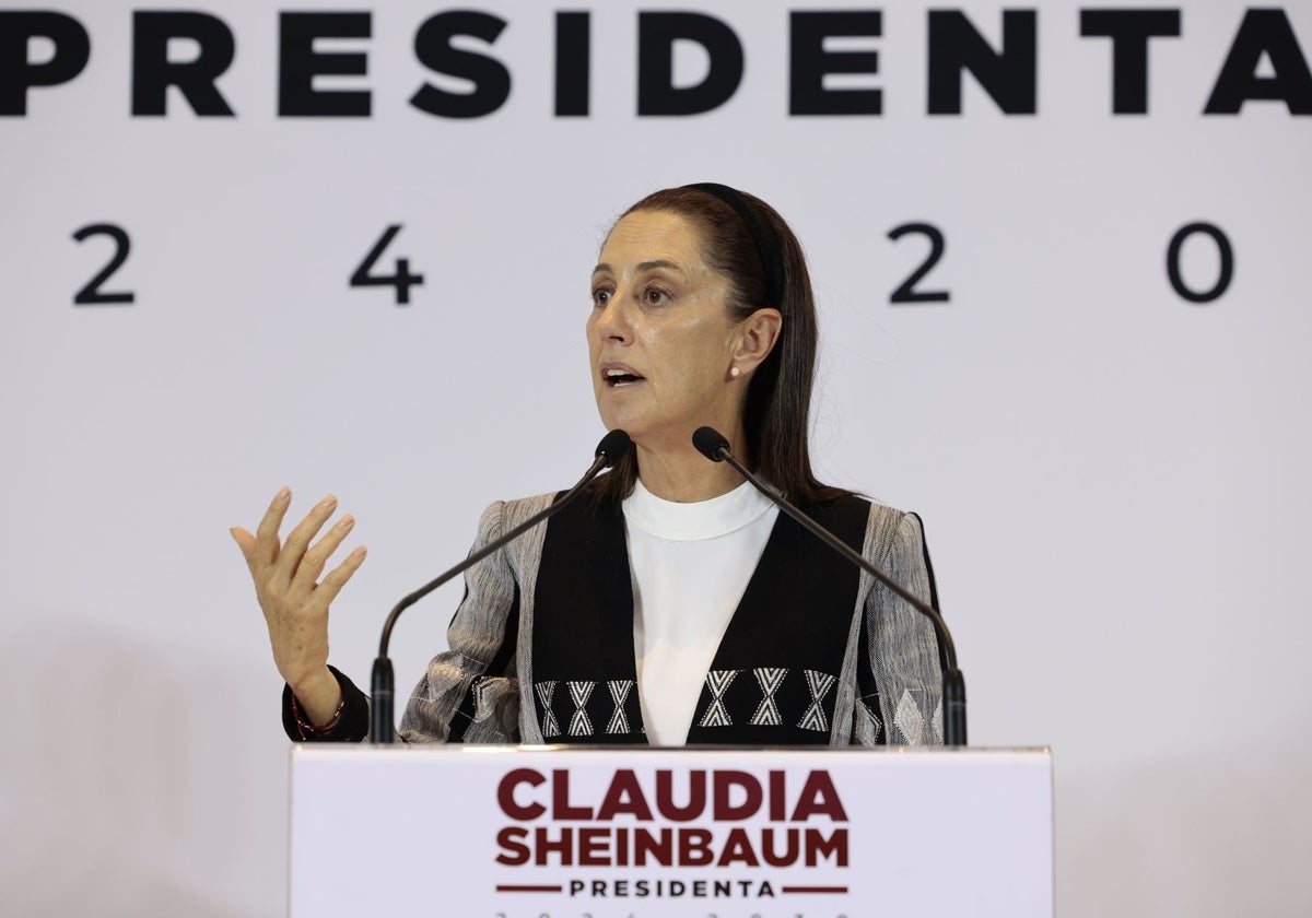 La futura presidenta de México, Claudia Sheinbaum