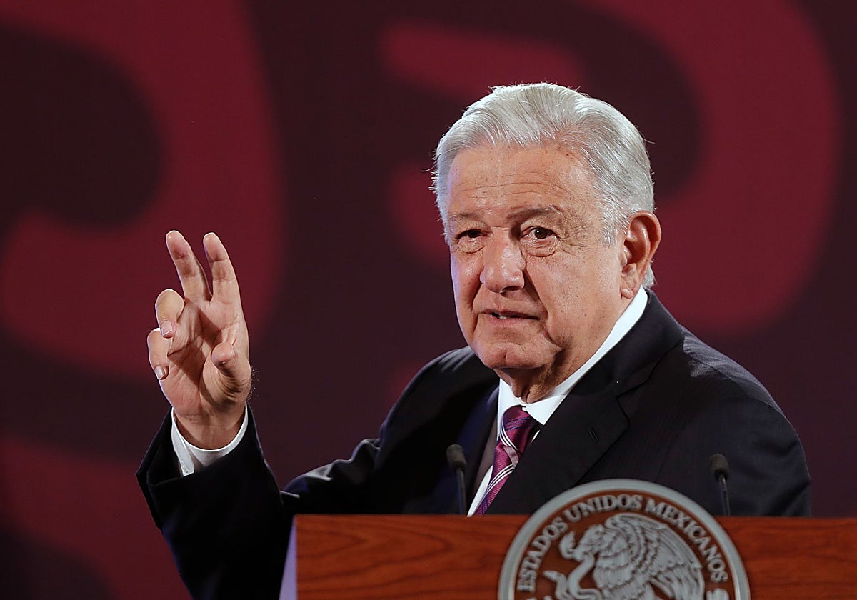 El presidente mexicano Andrés Manuel López Obrador