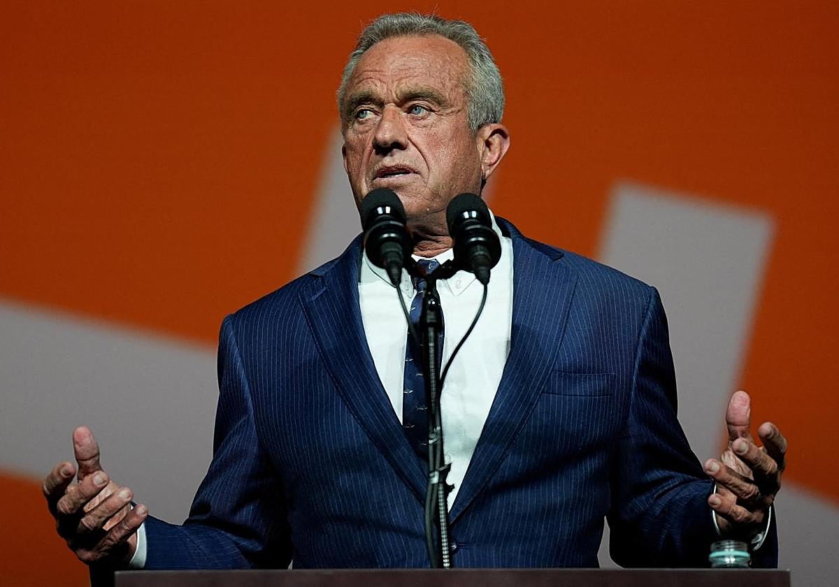 El candidato independiente de Estados Unidos Robert F. Kennedy Jr.