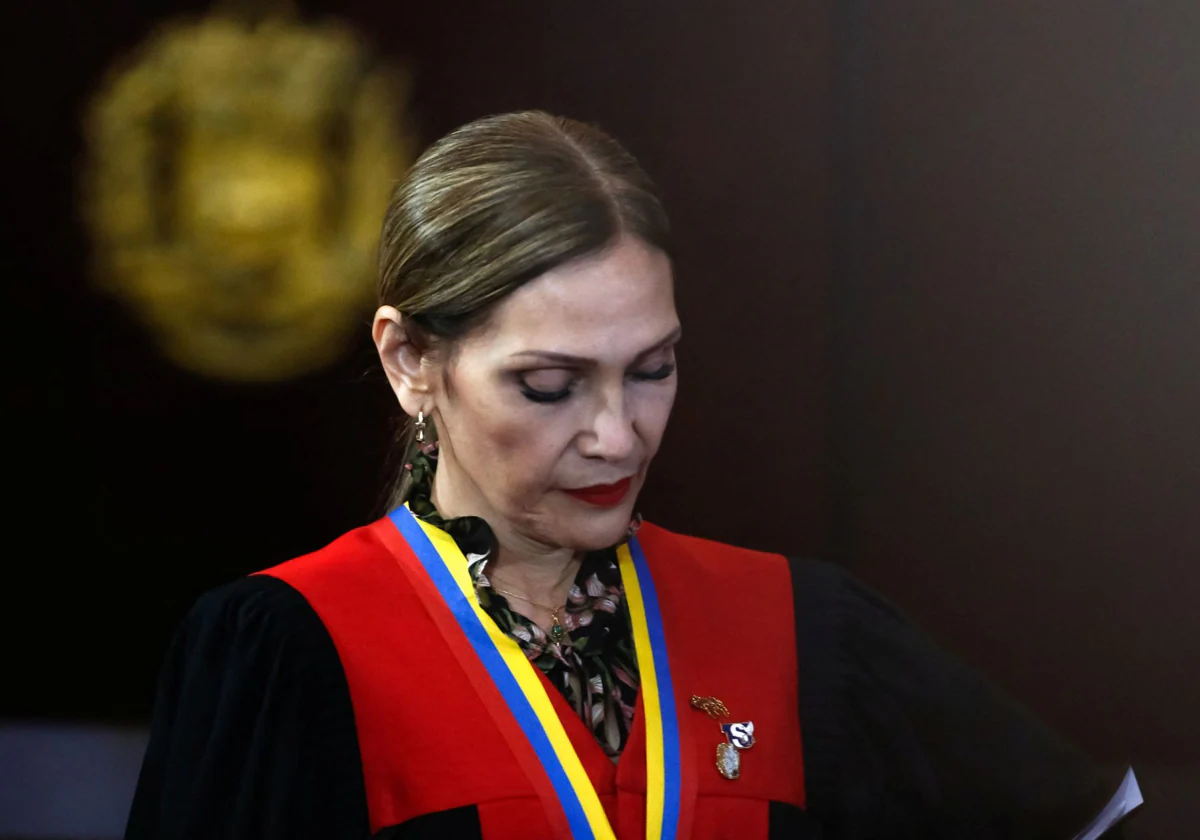 Caryslia Rodríguez, presidenta del Tribunal Supremo de Justicia (TSJ)