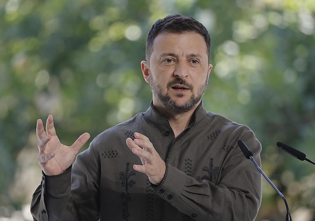 El presidente de Ucrania, Volodimir Zelenski