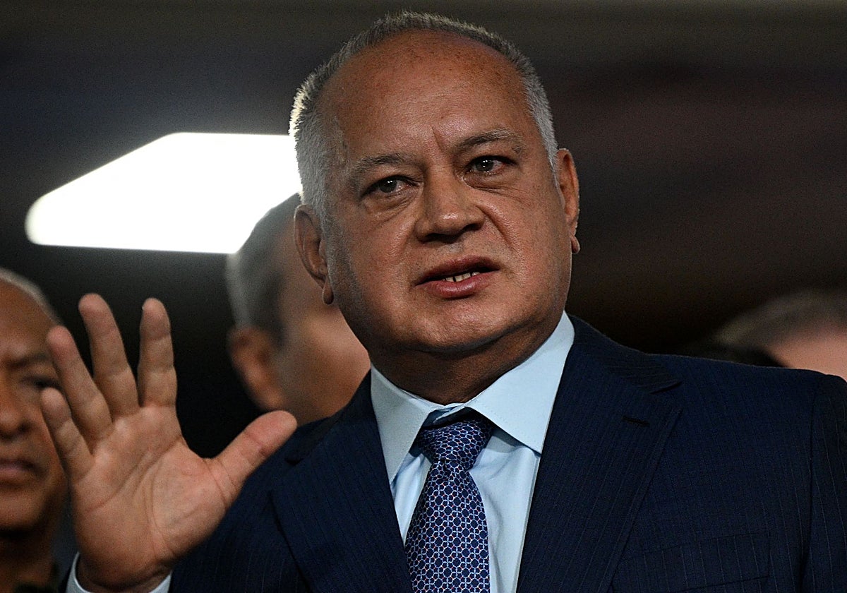 Diosdado Cabello abandonando la Corte Suprema