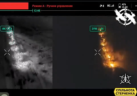 Los vídeos de los drones 'Dragón' de Ucrania, la lluvia de fuego que provoca el pánico entre los soldados rusos