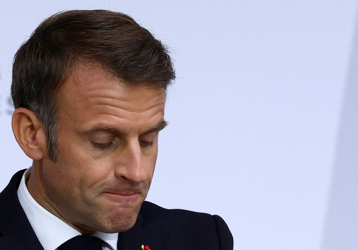 El presidente francés, Emmanuel Macron