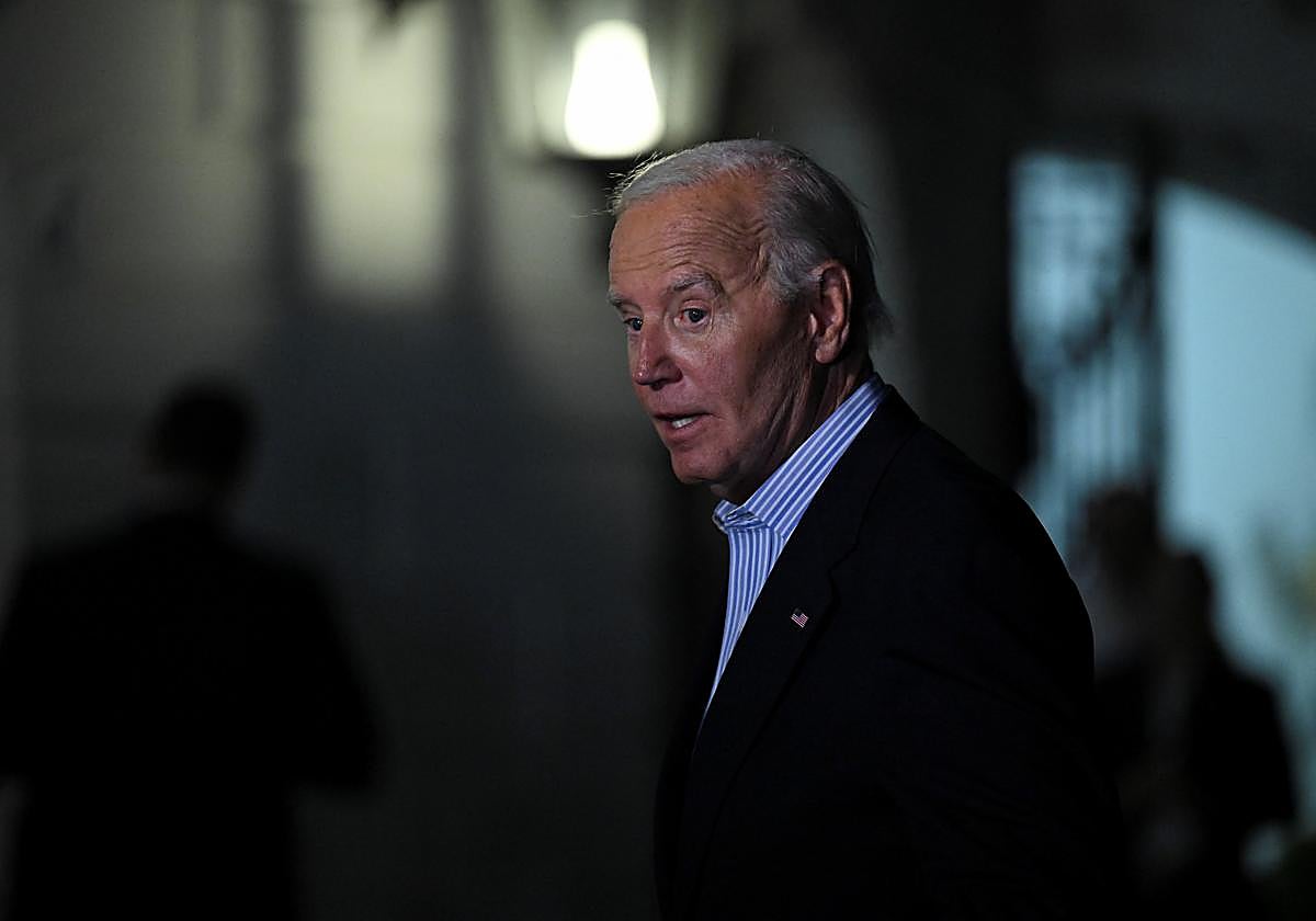 Joe Biden habla con la prensa en la Casa Blanca el pasado lunes