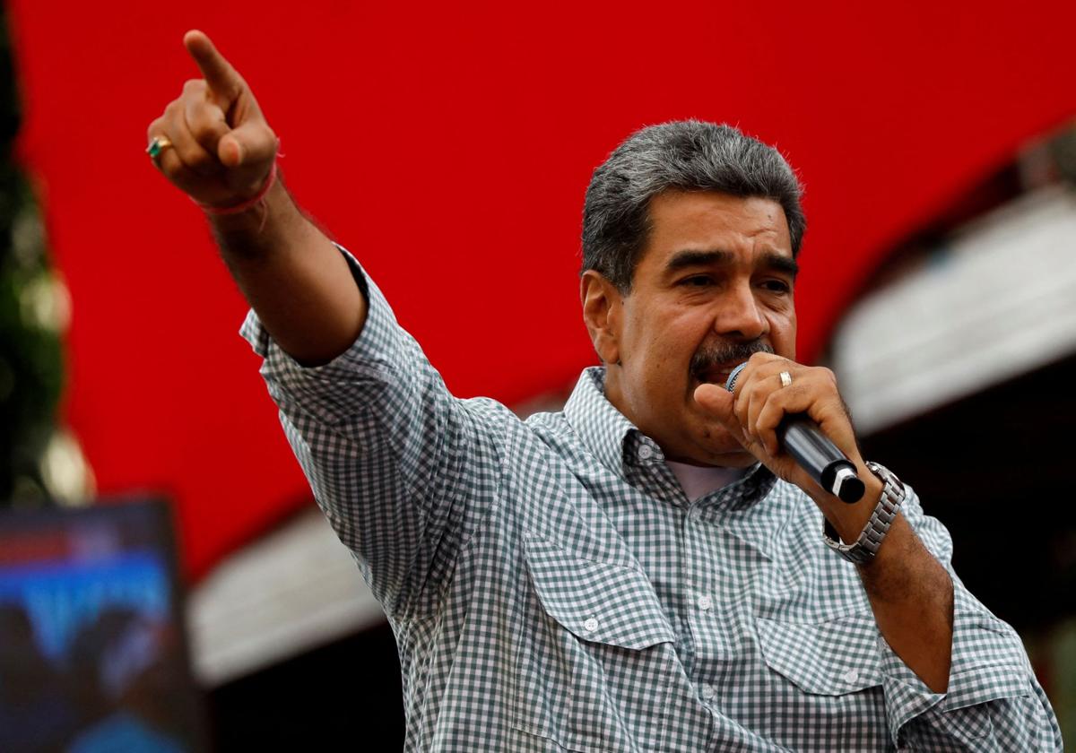 Nicolás Maduro, durante uno de sus discursos.