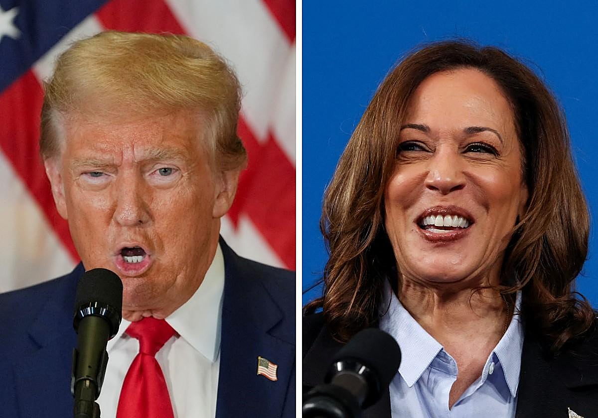 Donald Trump y Kamala Harris