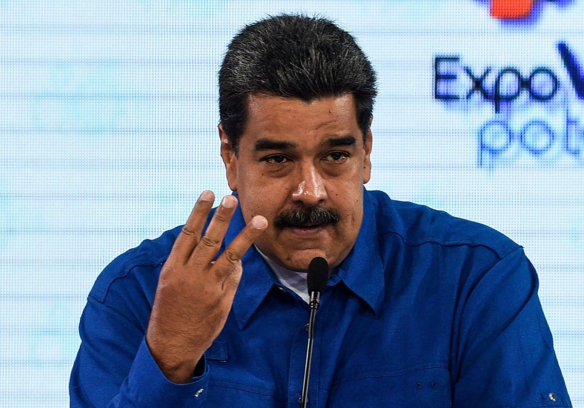Nicolás Maduro, cuya victoria electoral para su tercer mandato presidencial no es reconocida por la comunidad internacional
