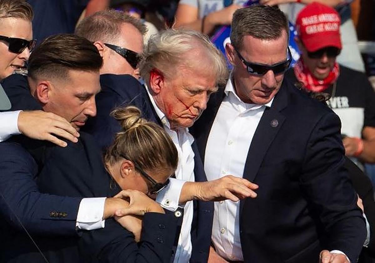 Donald Trump tras el intento de asesinato en Pensilvania