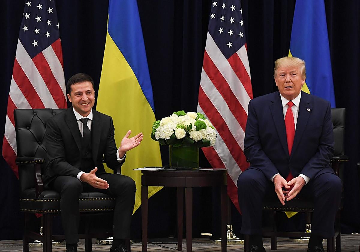 Zelenski y Trump, en una imagen de archivo.