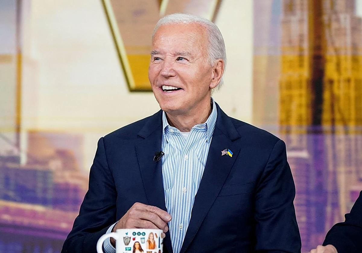 Joe Biden durante la entrevista en 'The View'