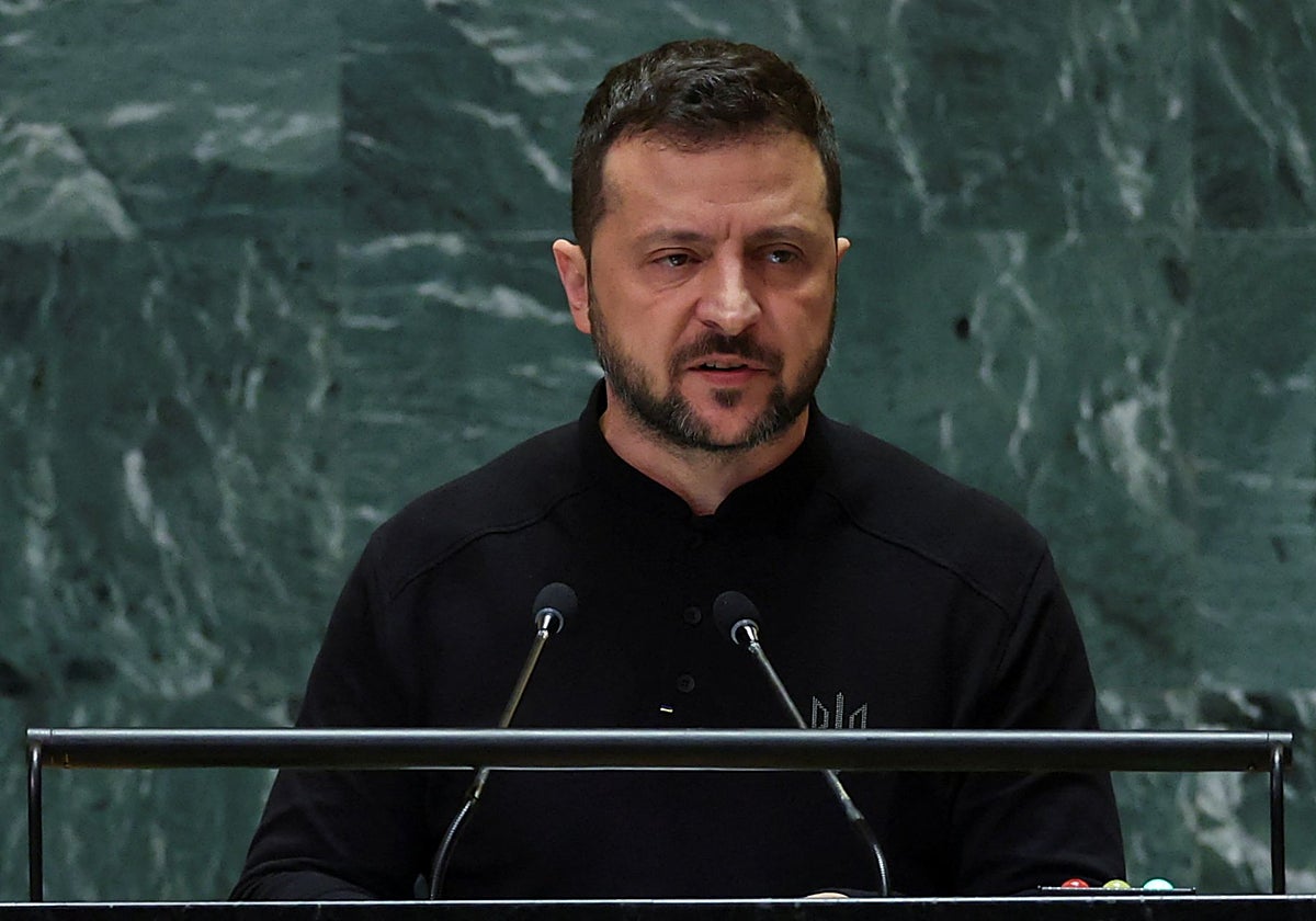 El presidente de Ucrania, Volodímir Zelenski