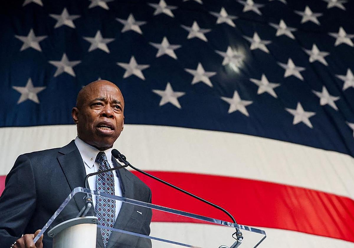 El alcalde de Nueva York, Eric Adams