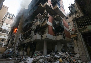 Israel bombardea con extrema dureza el sur de Beirut para acabar con el posible sustituto de Nasralá
