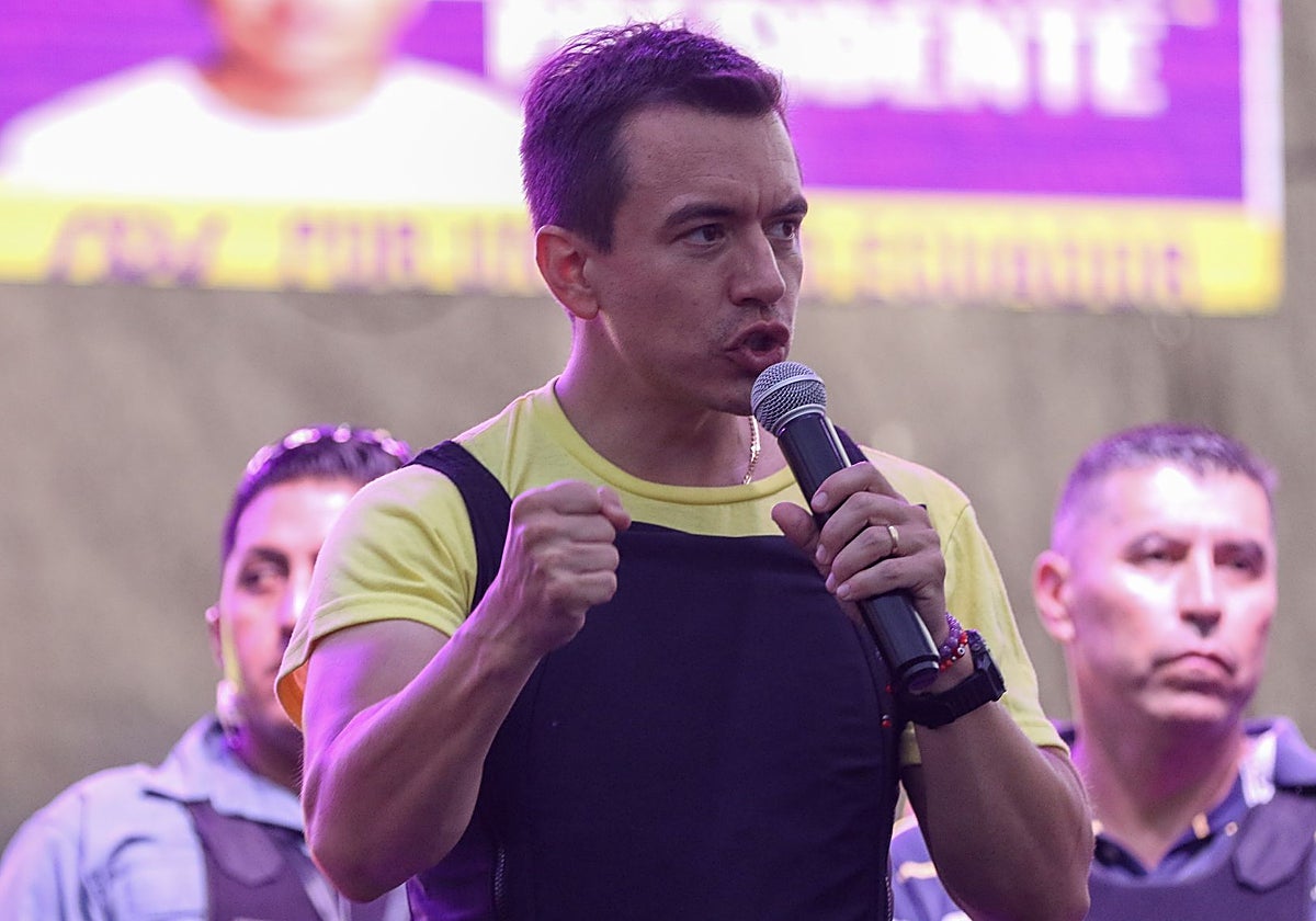El presidente de Ecuador, Daniel Noboa, luchará por la reelección