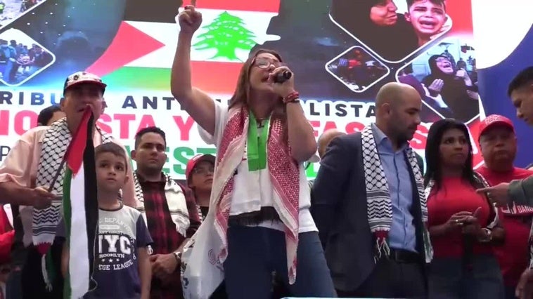 Cientos de personas en Venezuela piden a la ONU detener "impunidad" de Israel en Palestina