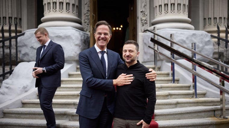 El Secretario General de la OTAN, Mark Rutte, en Ucrania