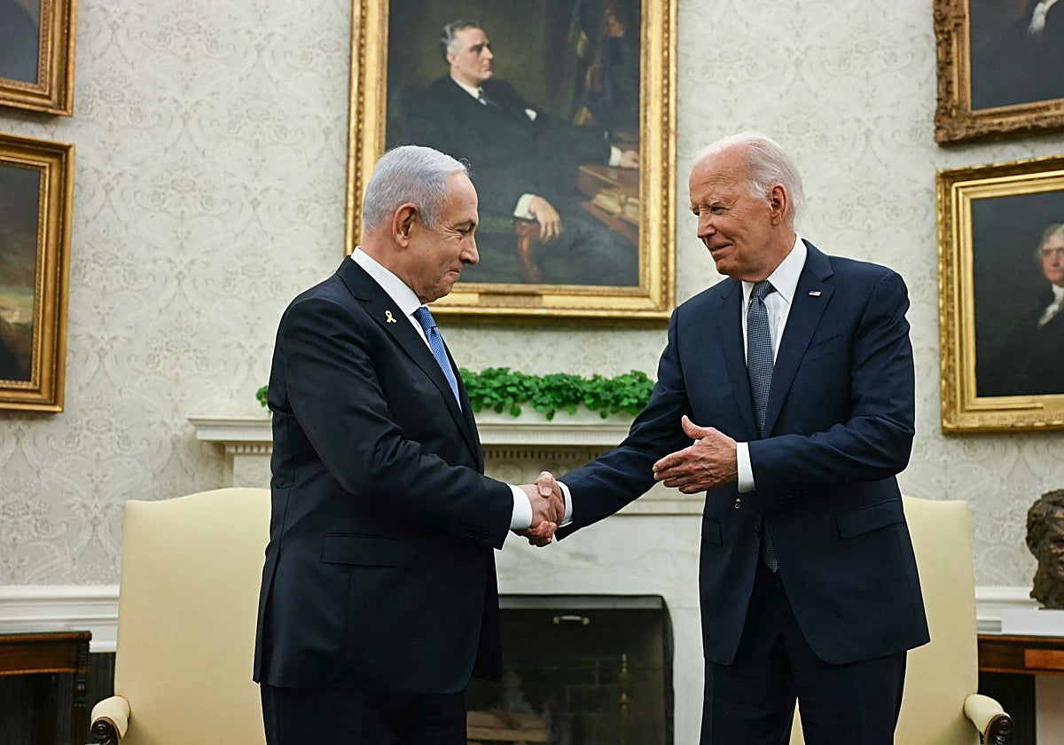 Biden recibie a Netanyahu en la Casa Blanca este año
