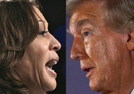 «Fascismo», «enemigo de dentro»: Kamala y Trump endurecen sus ataques