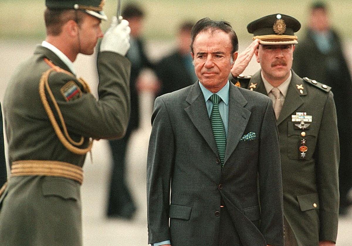 Imagen de archivo de Carlos Menem, expresidente peronista entre 1989 y 1999