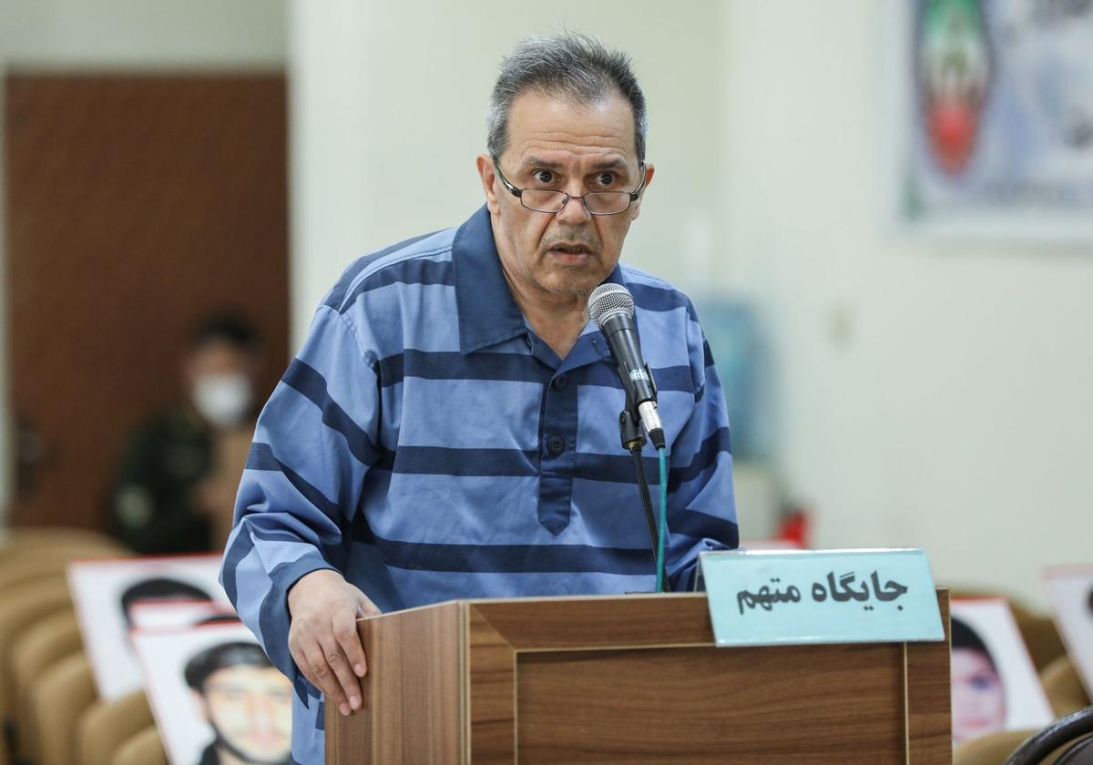 Jamshid Sharmahd, en una intervención.