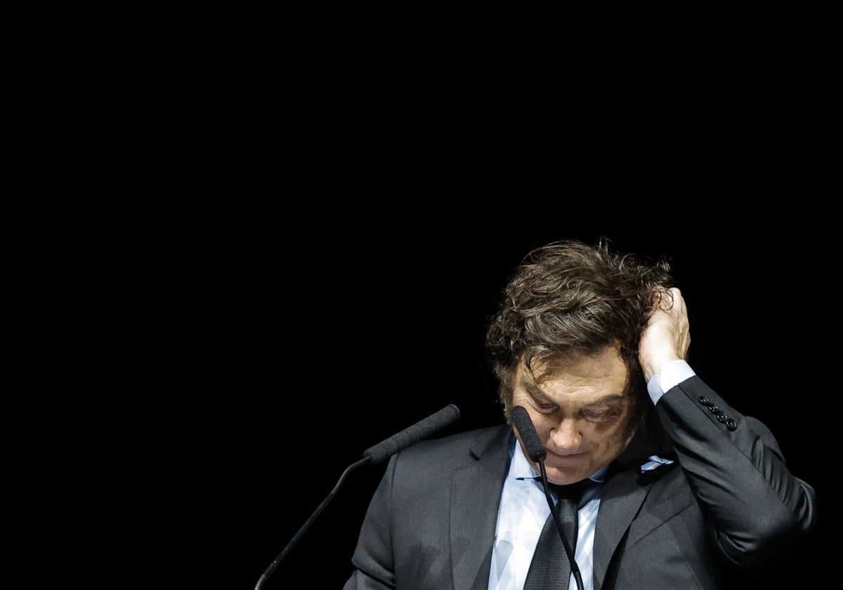 El presidente argentino, Javier Milei