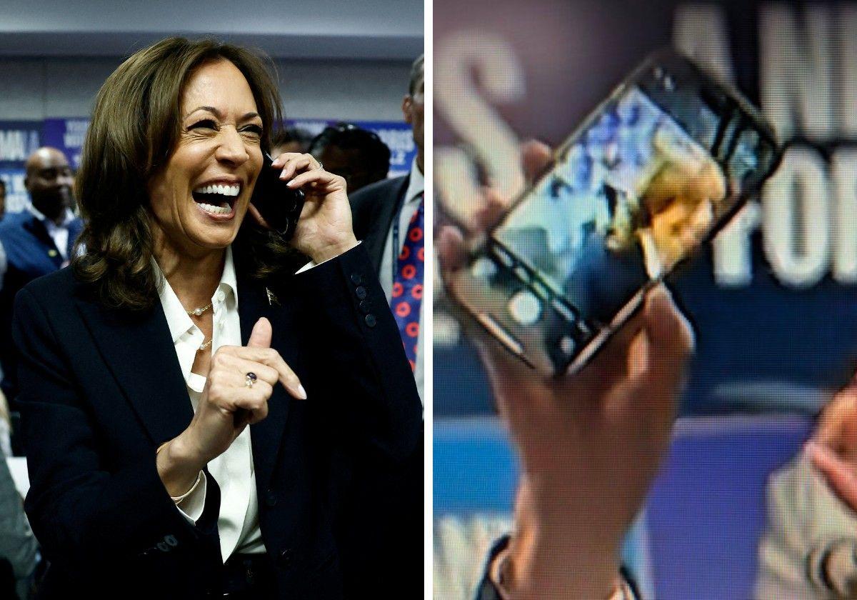 Kamala Harris y su llamada a un votante