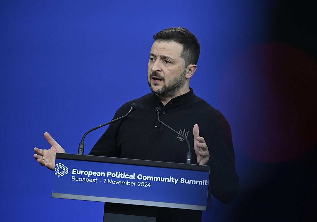 El presidente de Ucrania, Volodímir Zelenski