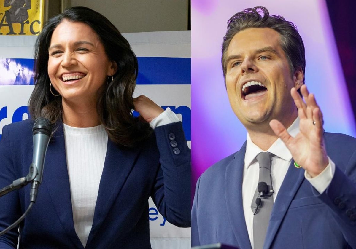 La exdemócrata y prorrusa Tulsi Gabbard dirigirá la inteligencia y el legislador Matt Gaetz será fiscal general