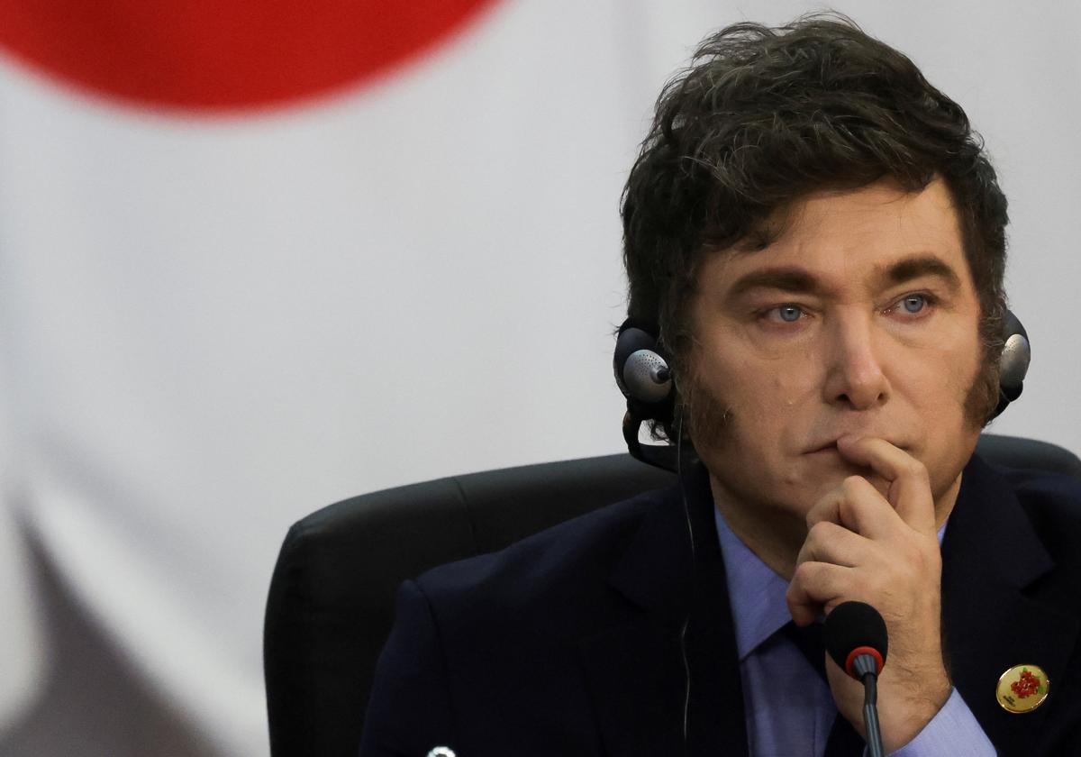 El presidente argentino, Javier Milei.