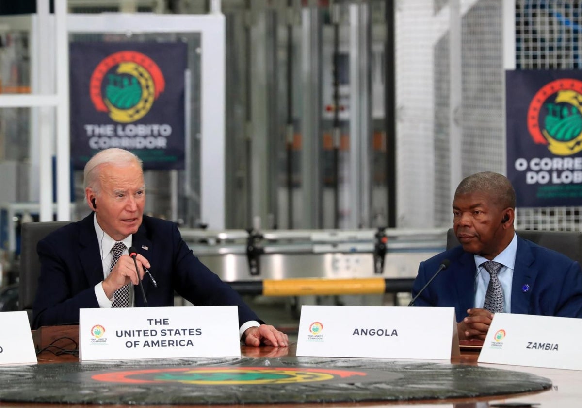 El presidente de EE.UU., Joe Biden, y el de Angola, Joao Lourenco, trataron sobre el Corredor Lobito, un ferrocarril que unirá el Atlántico con las minas de la República Democrática del Congo y Zambia