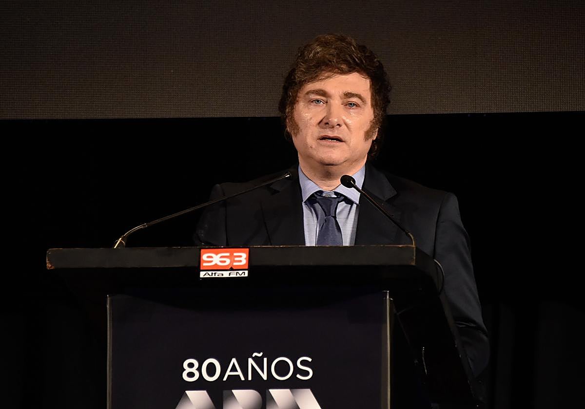 El presidente argentino, Javier Milei, en una imagen de archivo