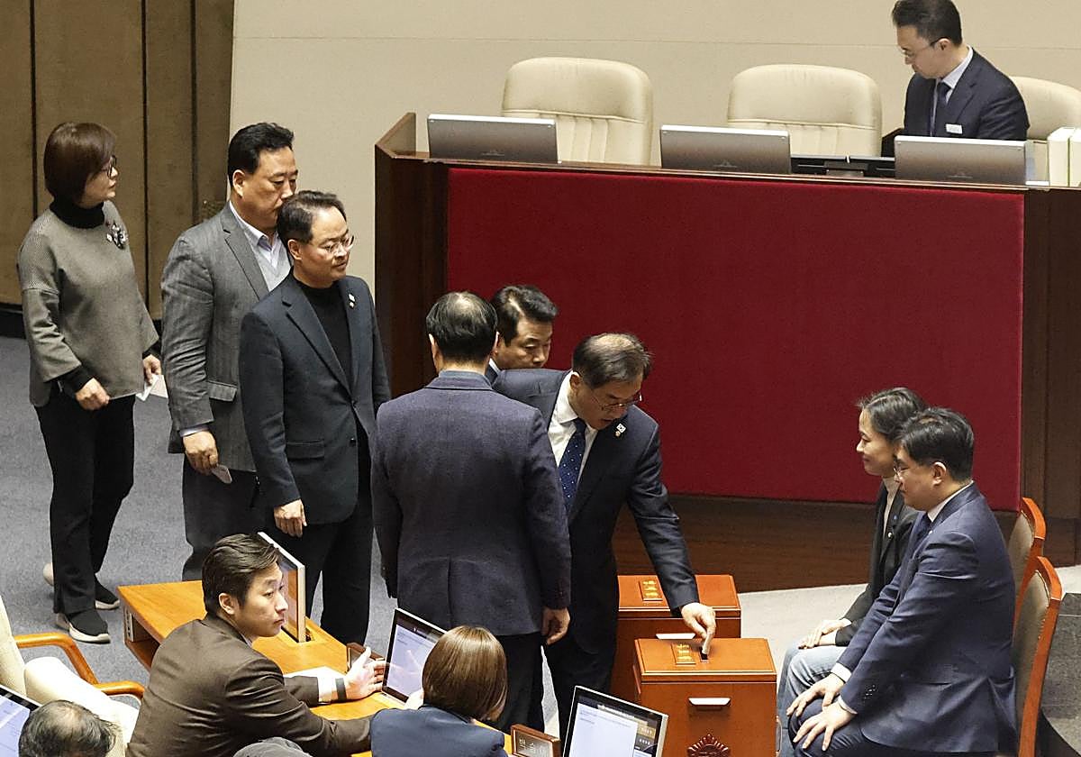 Fracasa la moción de censura contra el presidente de Corea del Sur por el boicot de su partido