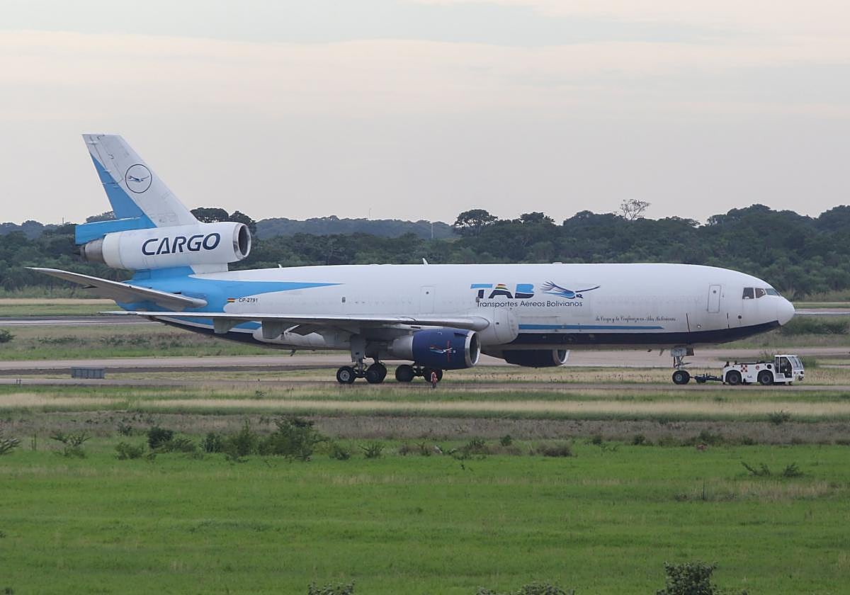 Un avión en una imagen de archivo